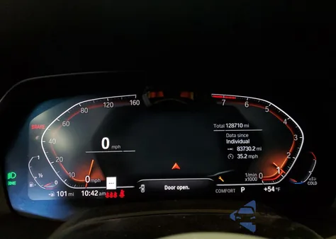 2019 BMW X7 xDrive40I из США, поврежденный, VIN 5UXCW2C51KL089480